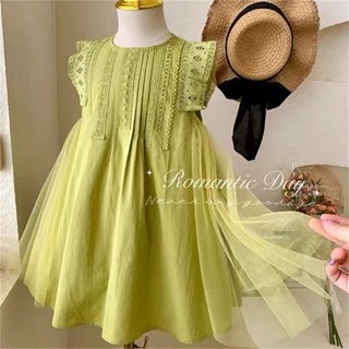  Hàng Có Sẵn Đầm Lưới Màu Trơn Phong Cách Mori Hàn Quốc Thời Trang Mùa Hè Mới Cho Mẹ Và Bé Gái