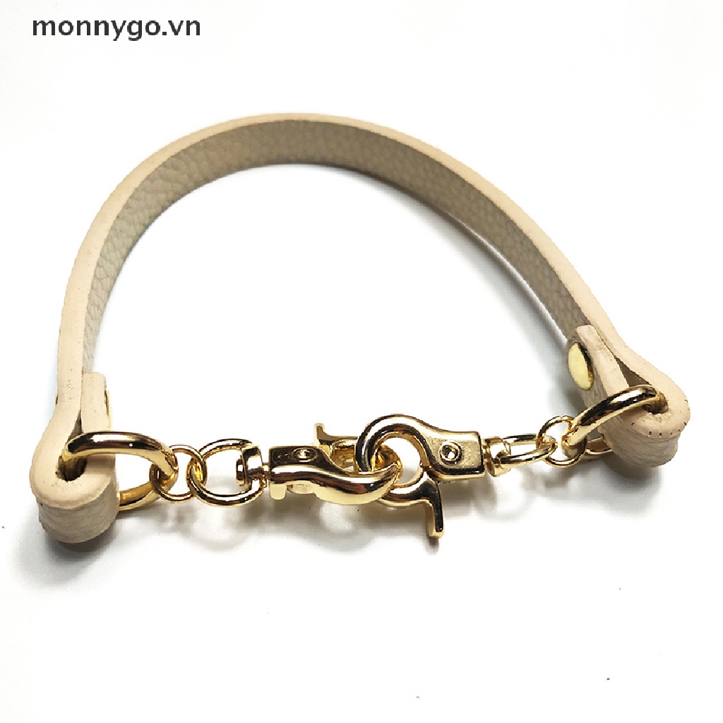 Monnygo Túi Xách Da Pu Có Quai Ngắn Kèm Khóa Vàng Thay Thế