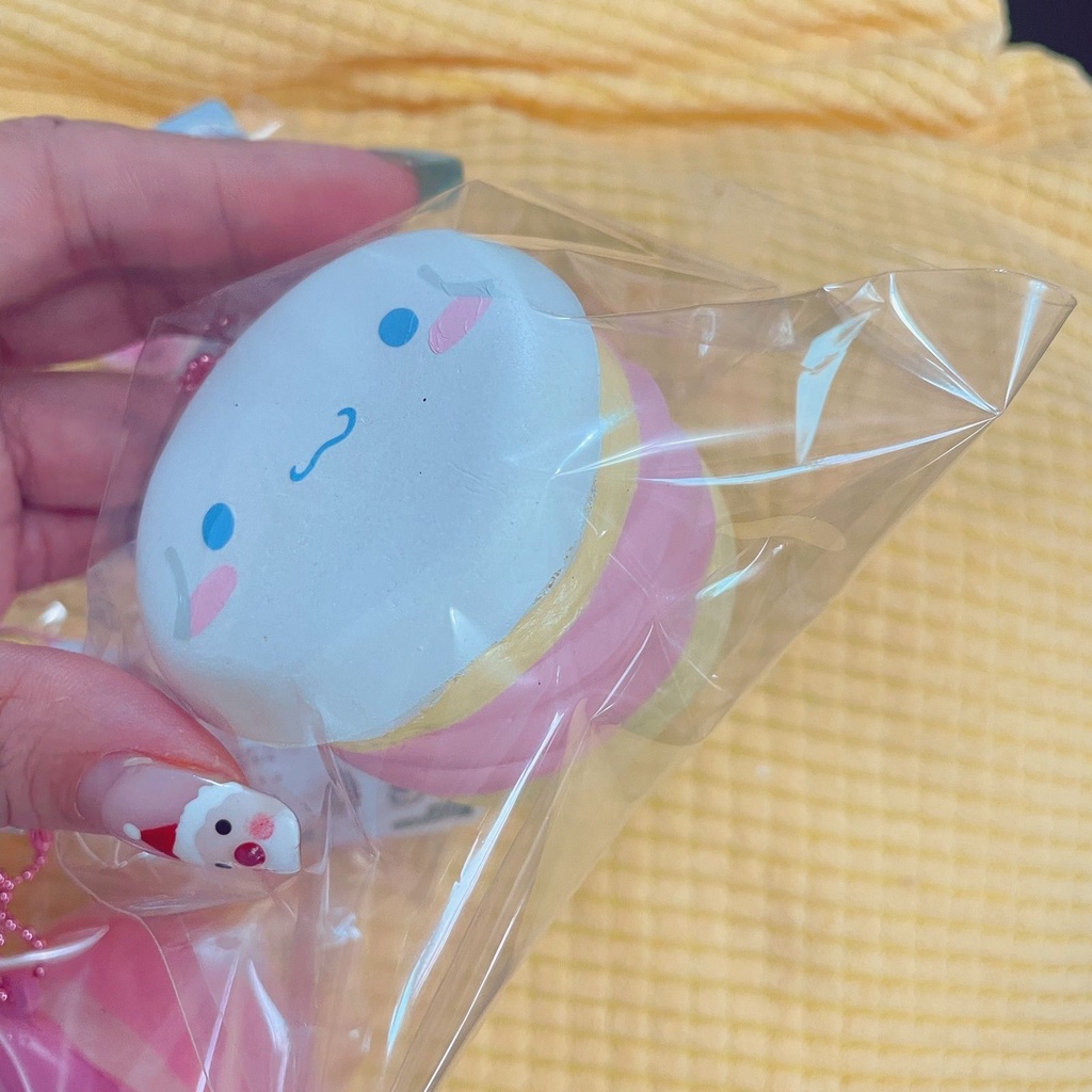 SANRIO Đồ Chơi Nắn Bóp Đàn Hồi Giảm Stress Hình Chú Chó Mèo