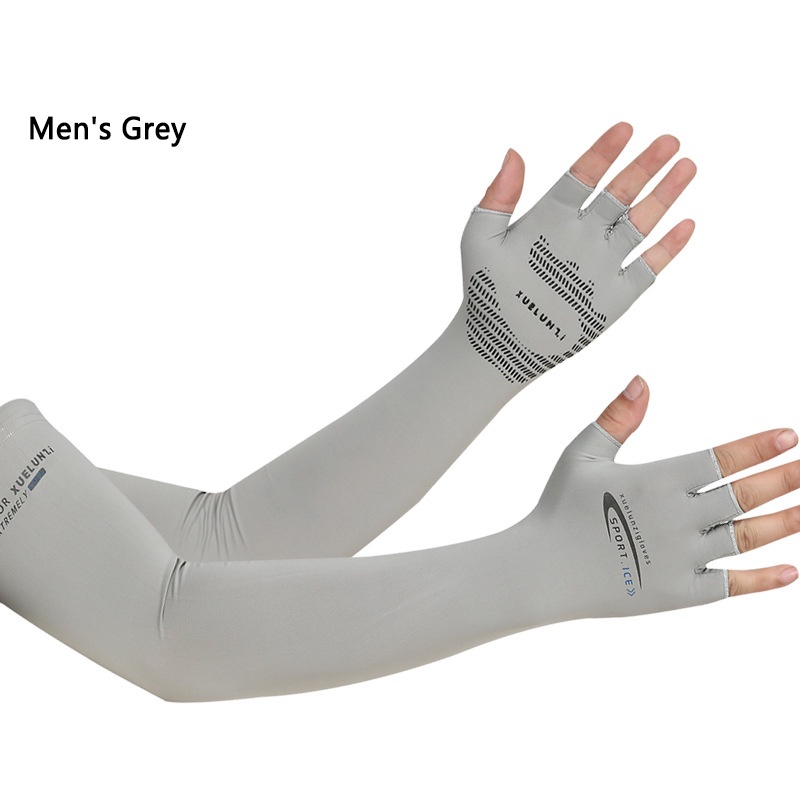 1 Cặp Găng Tay Chống Nắng Và Tia UV Khi Lái Xe / Chạy Bộ / Câu Cá Ngoài Trời Dành