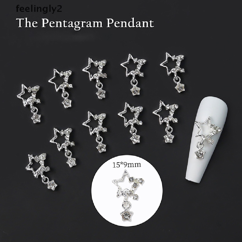 Phụ Kiện Trang Trí Móng Tay Hình Ngôi Sao Năm Cánh Lấp Lánh