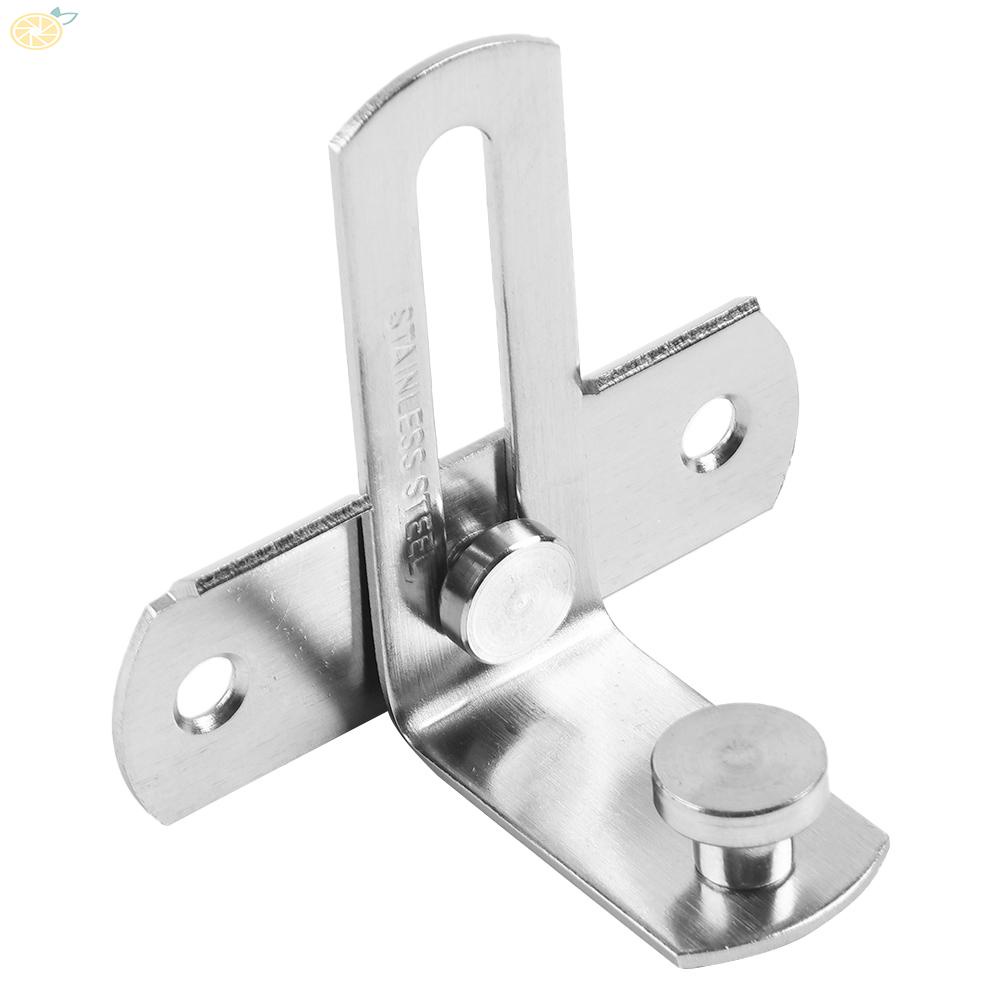 【VARSTR】Door Bolt Stainless Steel Wide Applications Easy To Assemble For On Sliding Door