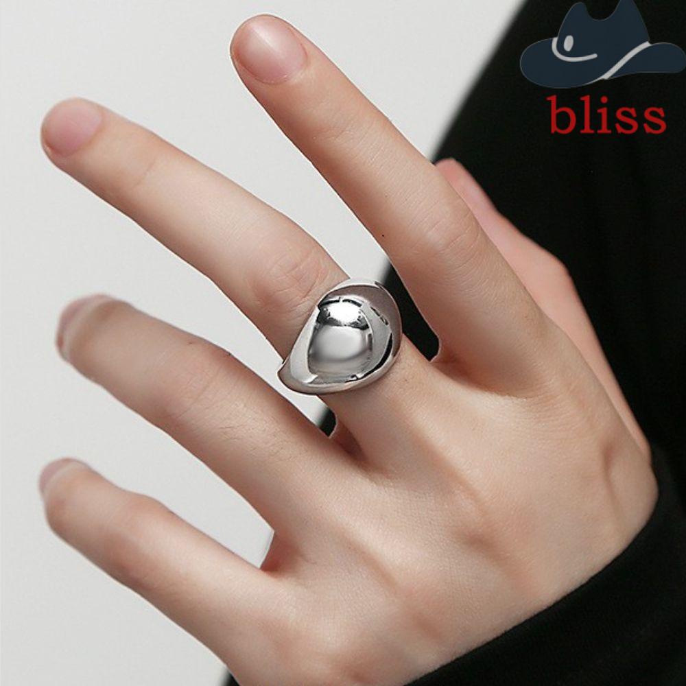 Nhẫn Dạng Hở Đơn Giản Chất Lượng Cao|Khuyên Tai Hình Học Màu Sắc Tinh Khiết Thời Trang Cho Nữ