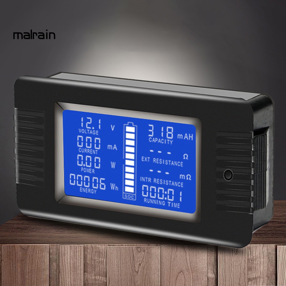 Thiết Bị Kiểm Tra Dòng Điện PZEM015 DC 0-200V Màn Hình LCD Cho Xe Hơi