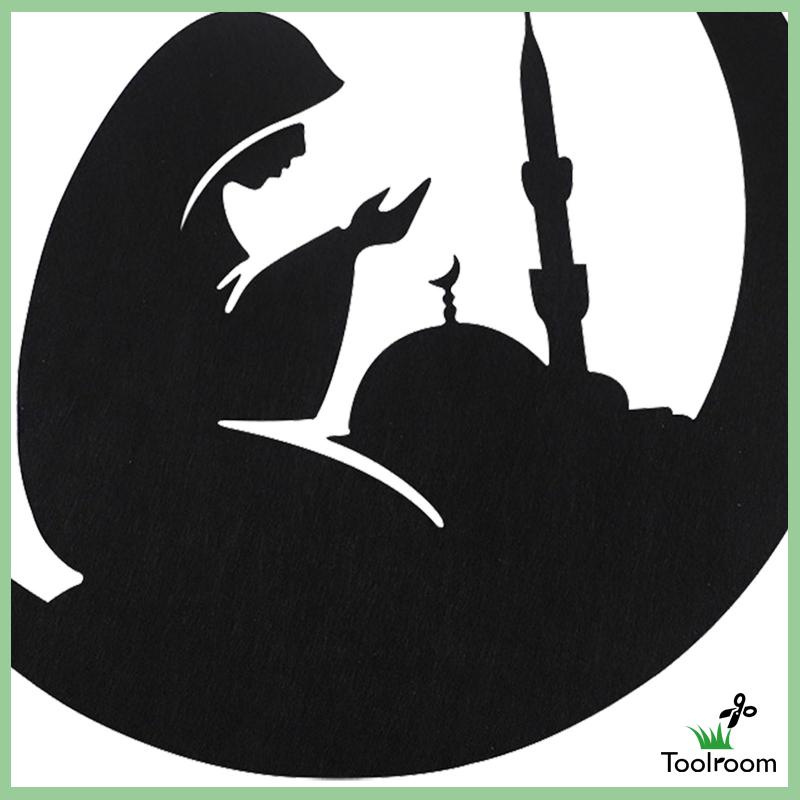 Miếng Dán Tường Trang Trí Họa Tiết Ramadan Tháo Rời Được