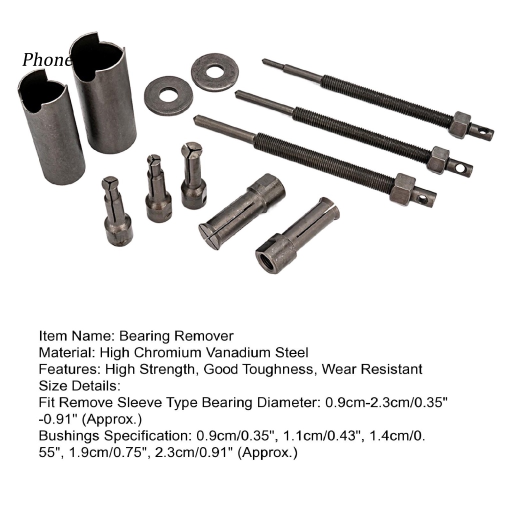 1 Bộ Dụng Cụ Tháo Gỡ Vòng Bi Xe Đạp Bằng PU Chịu Nhiệt Độ Cao Chống Biến Dạng Đa Năng