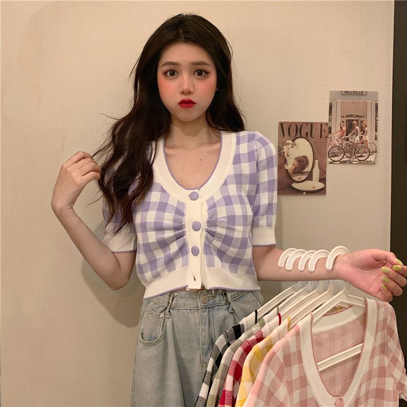 Áo Thun Tay Ngắn Phong Cách Hàn Quốc Thời Trang Xuân Hè Mới Cho Nữ