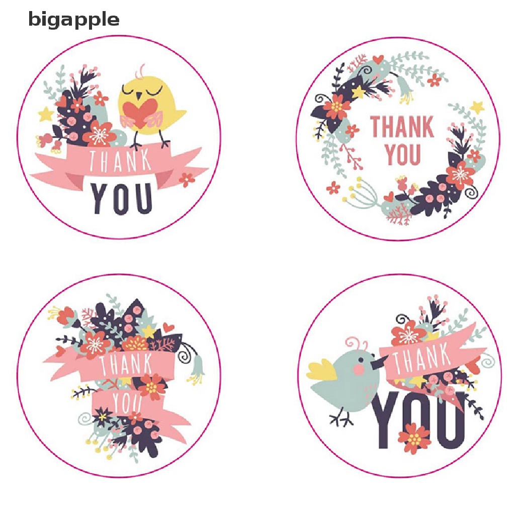 Cuộn 500 Miếng Dán Hình Động Vật Dễ Thương Dùng Để Trang Trí Thiệp