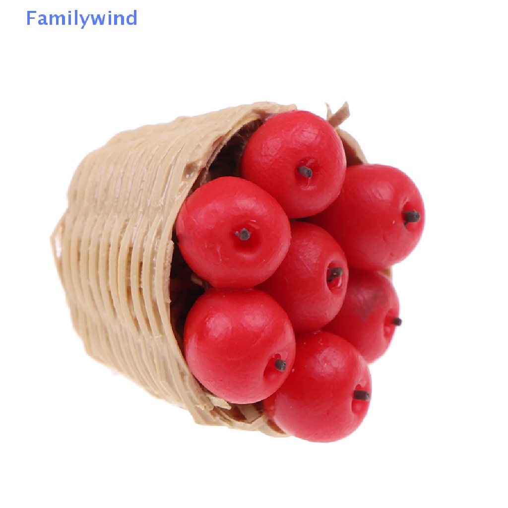 Giỏ Tre Đựng Trái Cây Đồ Chơi Búp Bê Cỡ 1 / 12