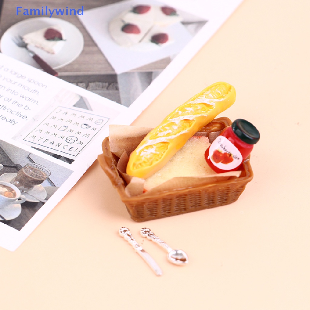 Giỏ Bánh Mì Đồ Chơi Búp Bê Cỡ 1 / 6 1 / 12