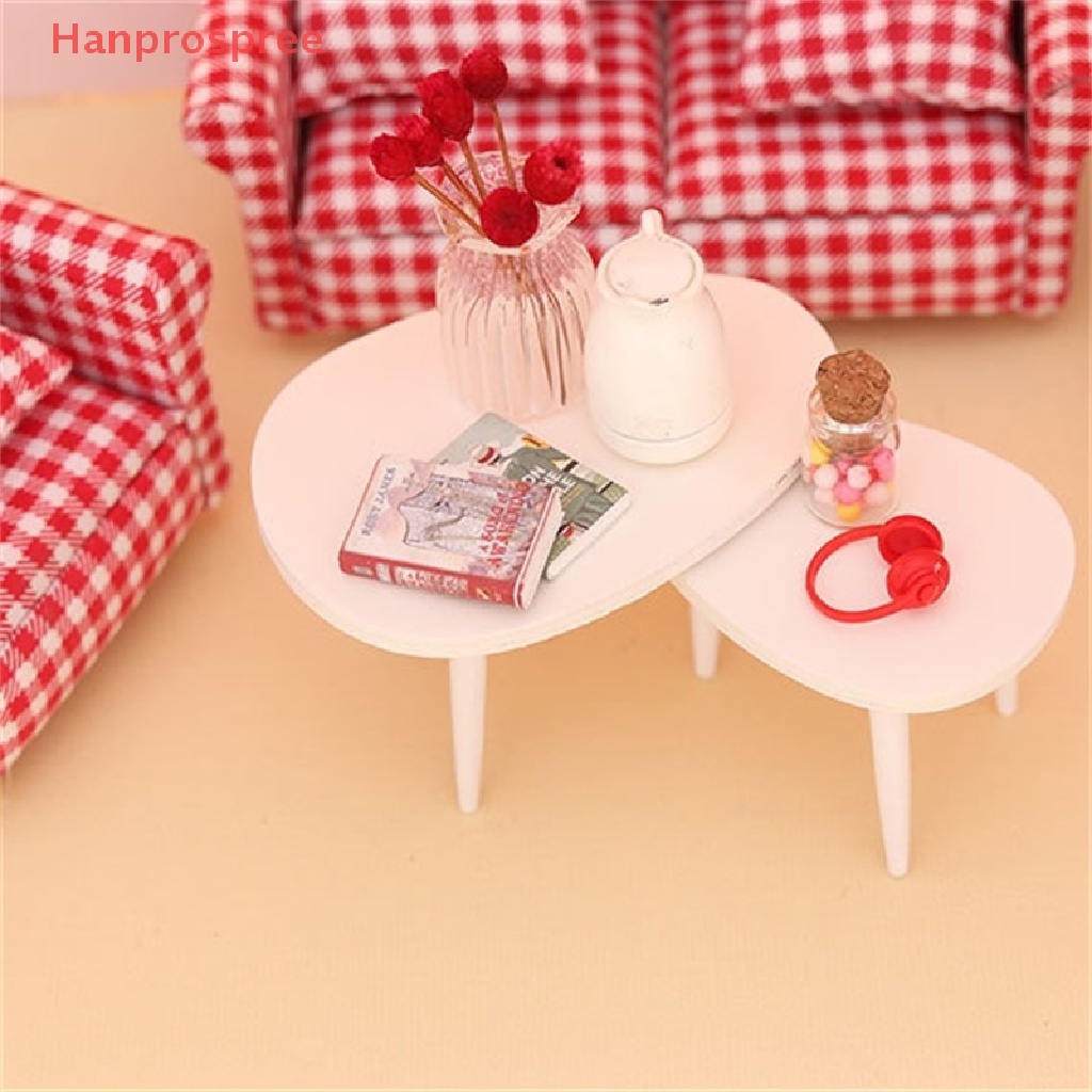 Bàn Cà Phê Hình Tam Giác Trang Trí Nhà Búp Bê Tỉ Lệ 1: 12