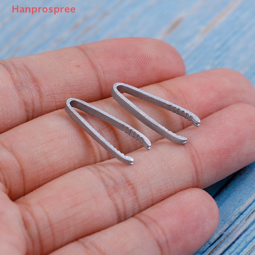 Bộ 2 Kẹp Bánh Mì Kim Loại Mini Trang Trí Nhà Búp Bê