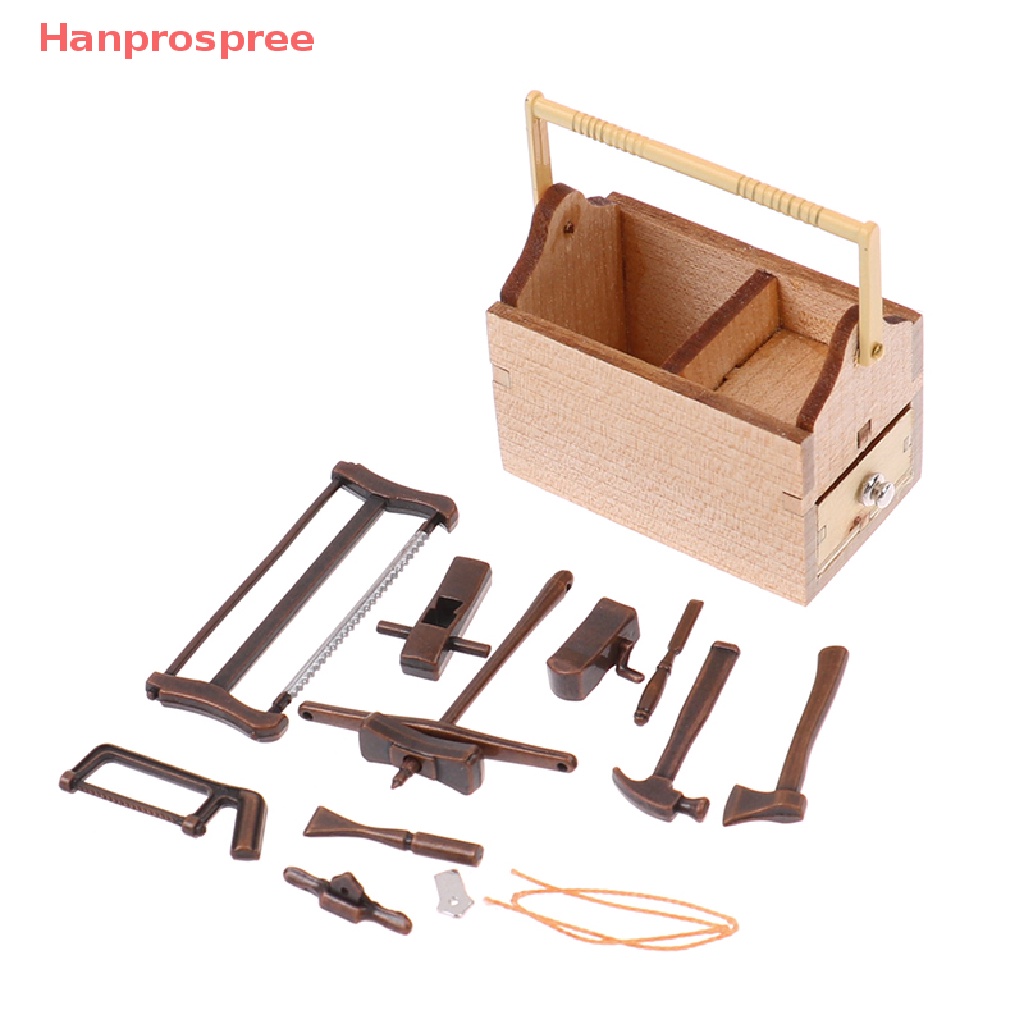 Hộp Dụng Cụ Sửa Chữa Mini Trang Trí Nhà Búp Bê Tỉ Lệ 1: 12