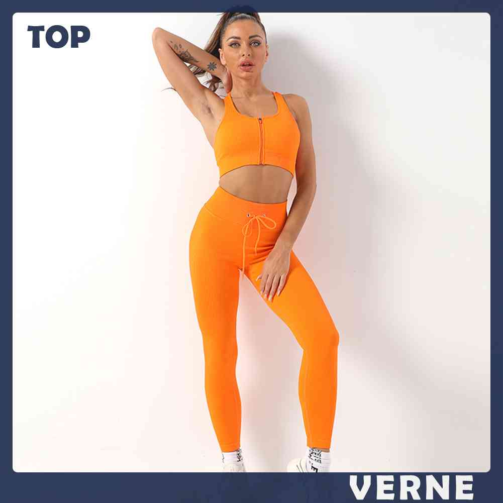 Set Đồ Thể Thao 2 Món Không Đường May Thoáng Khí Cho Nữ