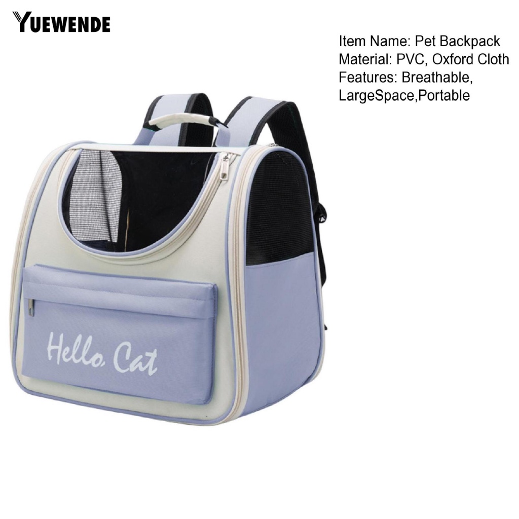Ba Lô Đựng Thú Cưng Yue.z Thiết Kế Lưới Thoáng Khí Tiện Dụng