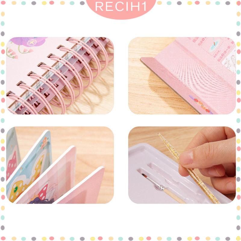 Sticker Dán Trang Trí Sách DIY Hình Cô Gái Mặc Đồ Hóa Trang Thời Trang Cho Bé Gái 4 / 5 / 6 / 7 Tuổi