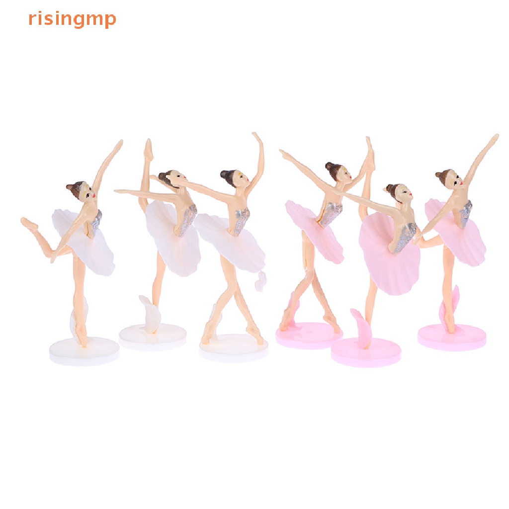 Bộ 3 Mô Hình Búp Bê Múa Ba Lê Dùng Trang Trí Bánh Kem