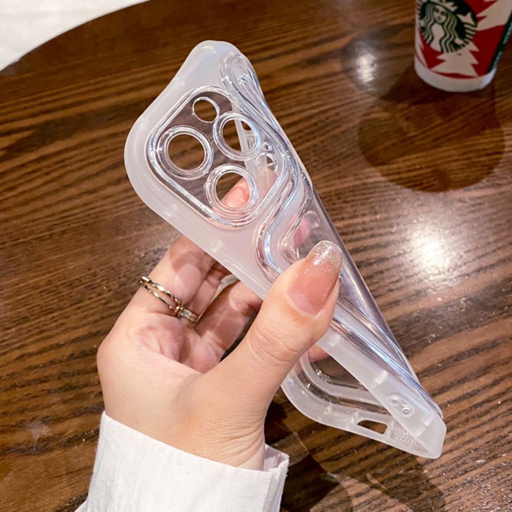 Ốp Điện Thoại TPU Mềm Trong Suốt Có Đệm Khí Chống Sốc Cho IPhone 11 12 13 14 Pro Max