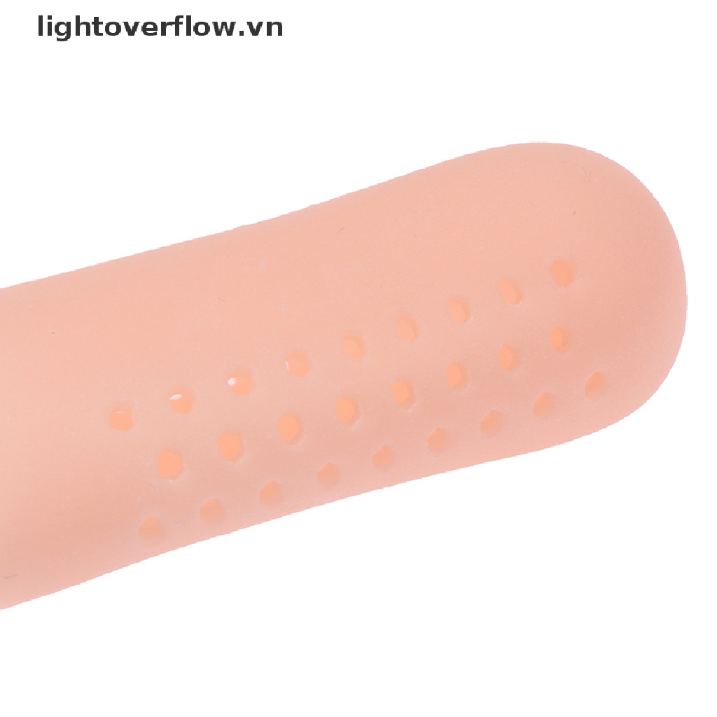 Bộ 2 Ống Silicon Tách Ngón Chân Cái Thoáng Khí Bảo Vệ Ngón Chân