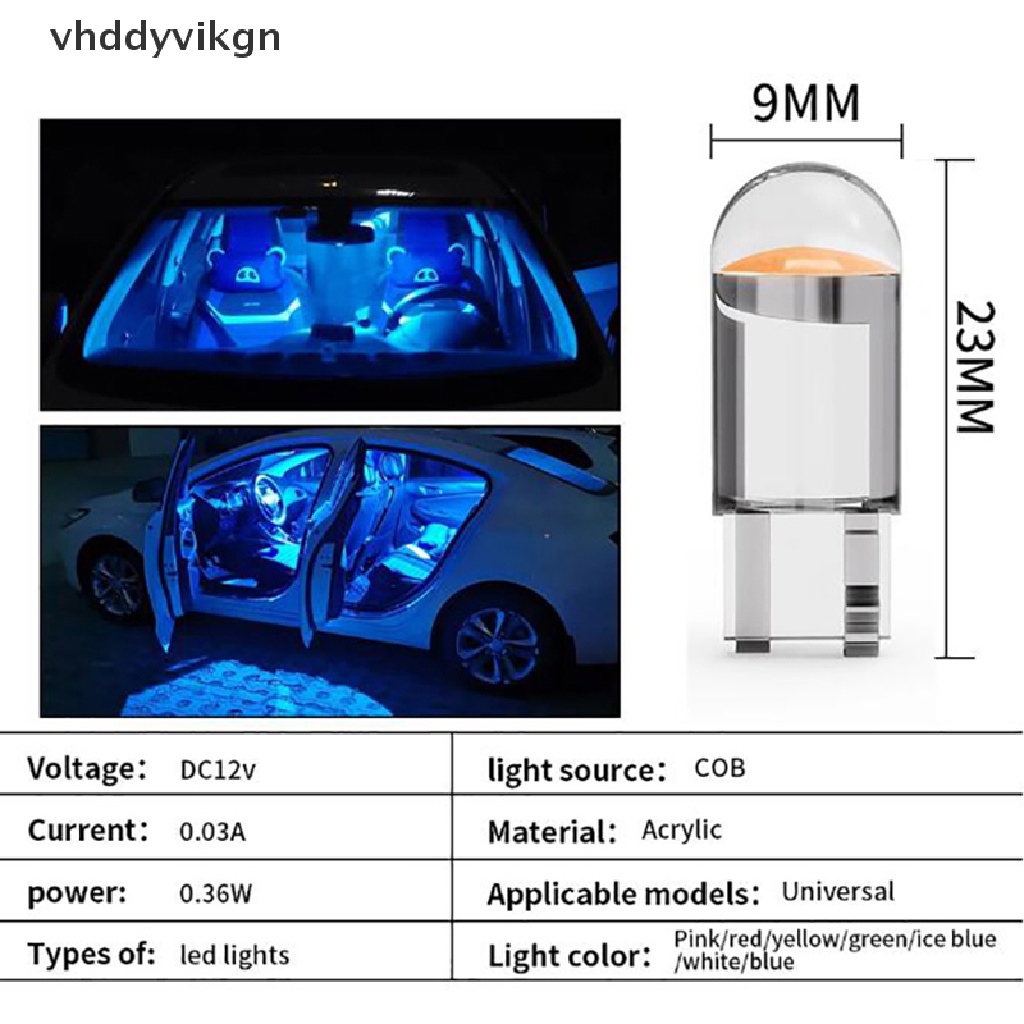 Set 5 Đèn LED T10 Gắn Biển Số Xe Hơi Chuyên Dụng