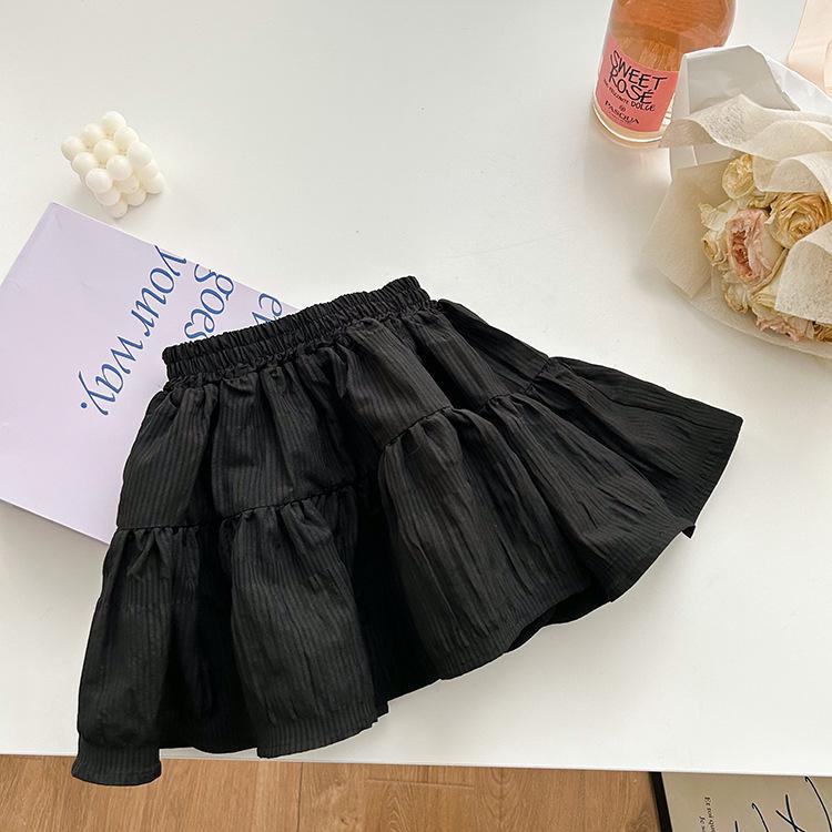 Hàng Có Sẵn Váy Cotton Xếp Ly Nhiều Lớp Màu Trơn Phong Cách Hàn Quốc Nhật Bản Mới 2023 Dành Cho Bé Gái