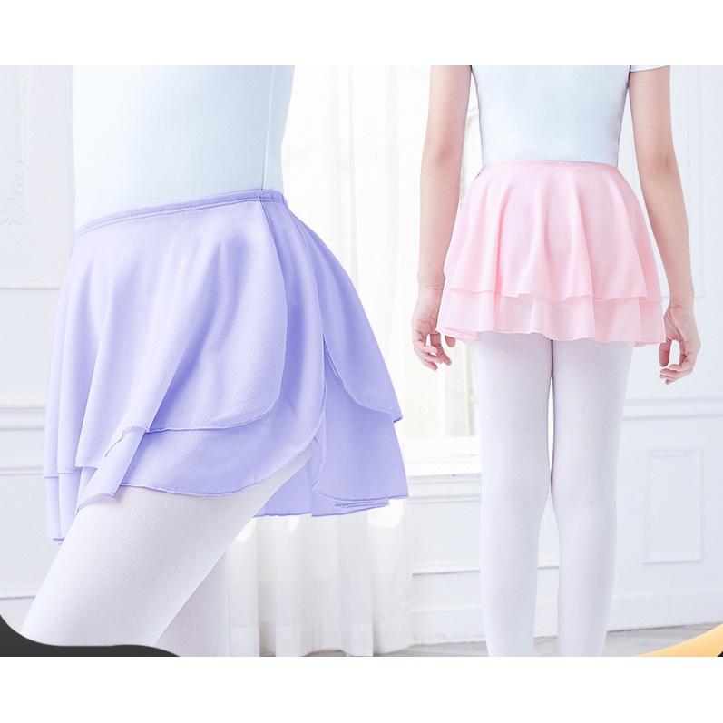 Chân Váy Lưới Ba Lê / Váy Ngắn Xếp Tầng Mềm Mại Cho Bé Gái
