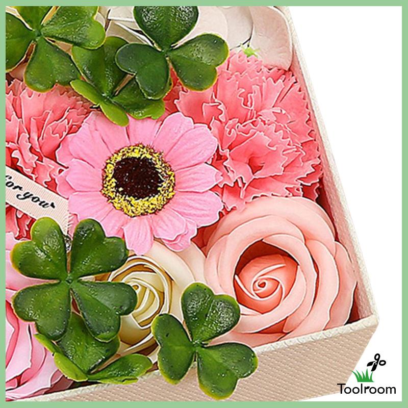 Hộp Quà Xà Phòng Hình Hoa Hồng Có Hương Thơm Dành Cho Tiệc Cưới