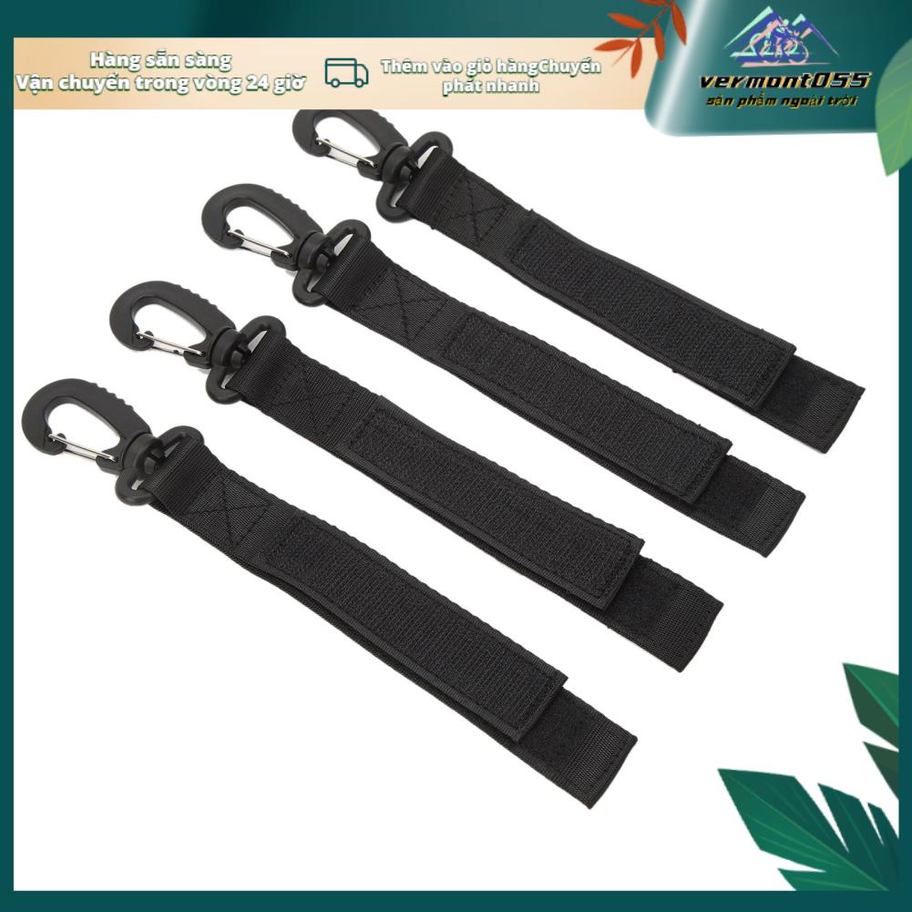 Vermont055 4 Thuyền Mái Chèo Kẹp Có Thể Điều Chỉnh Kayak Chụp Chống Ăn Mòn Nylon Xuồng Giá Đỡ