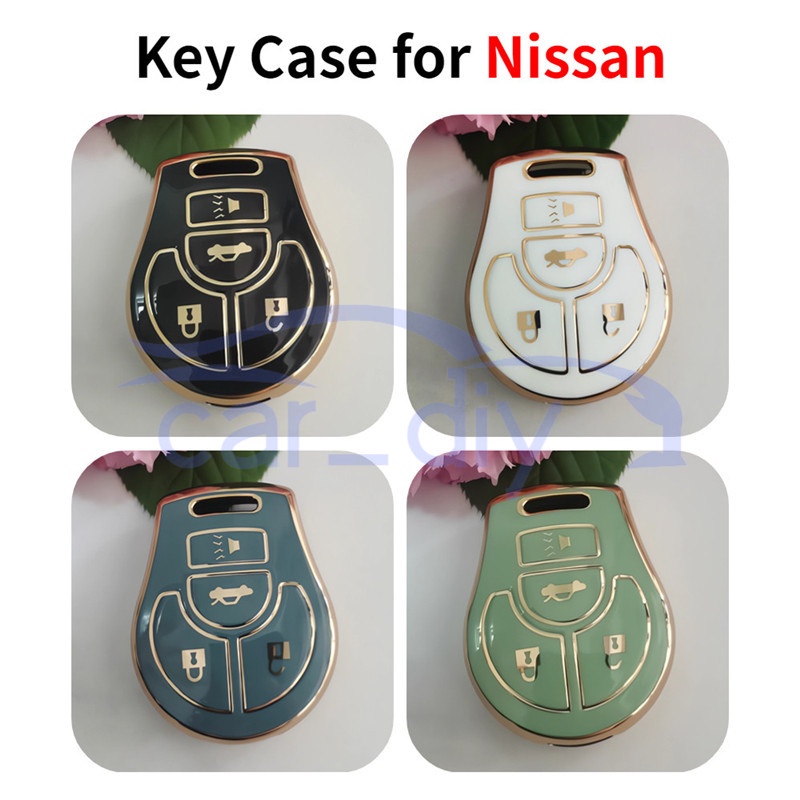Vỏ Bọc Chìa Khóa Điều Khiển Từ Xa Bằng TPU Cho Nissan Livina March Sunny Sylphy Tiida