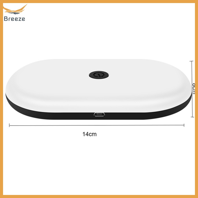 Đèn Led Đọc Sách Cảm Ứng Chạm Sạc Usb Gắn Trần Xe Hơi