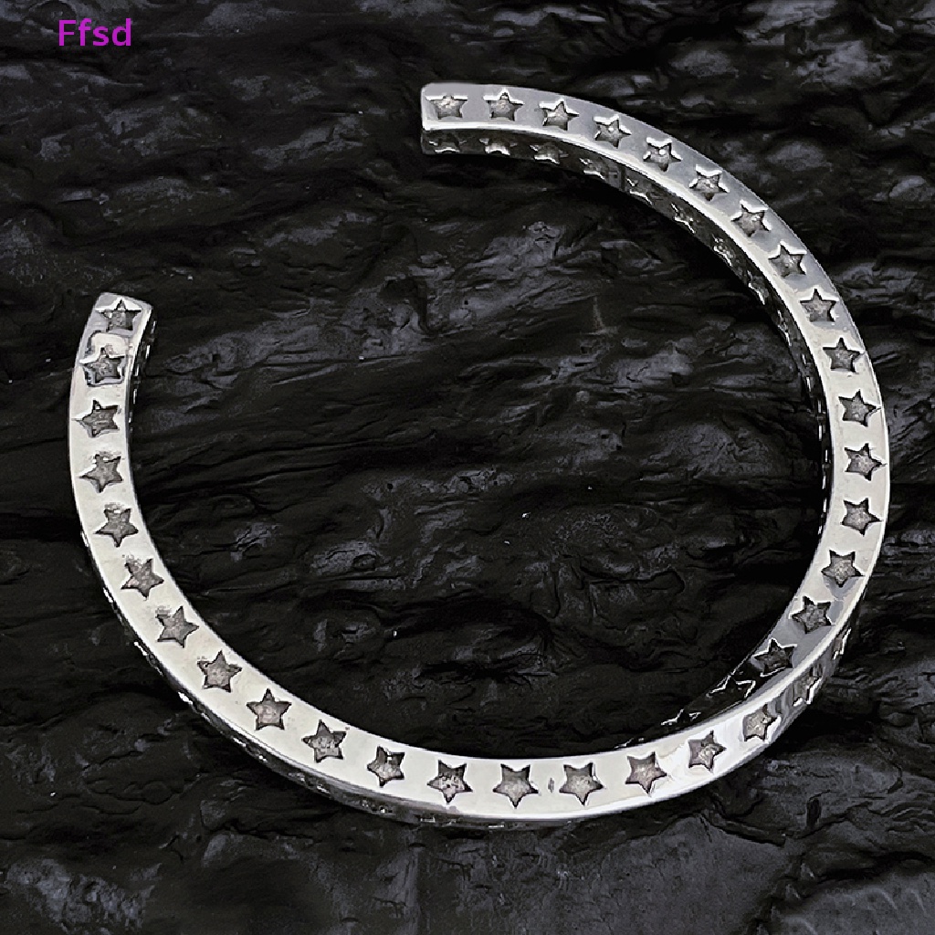 {Ffsd} Vòng Tay Dạng Xoắn Mạ Bạc Thời Trang Vintage Quà Tặng Bán Chạy Cho Nam Và Nữ