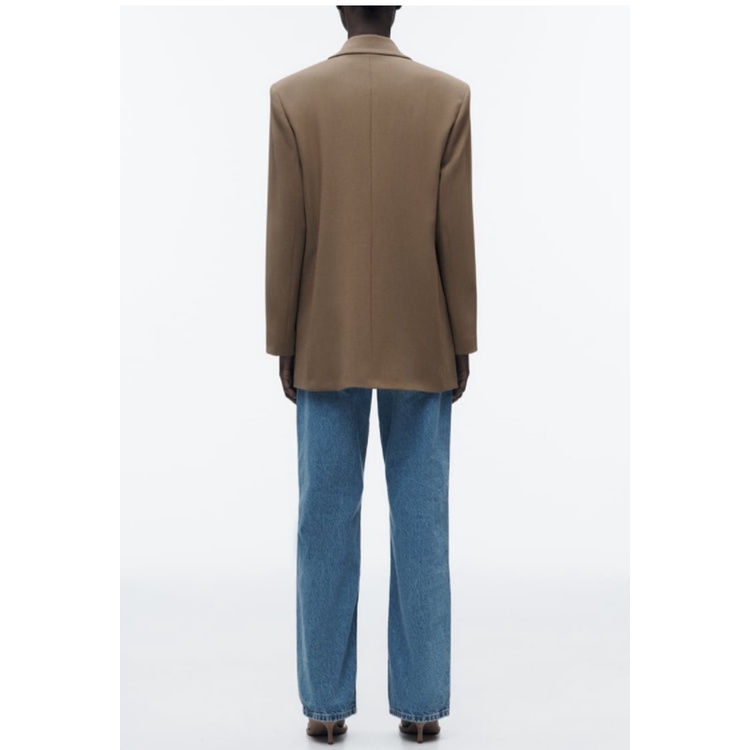 Áo Khoác blazer Dáng Rộng Cài Nút Phối Màu Tương Phản Trang Trí Mùa Xuân Kiểu Mới 232133754