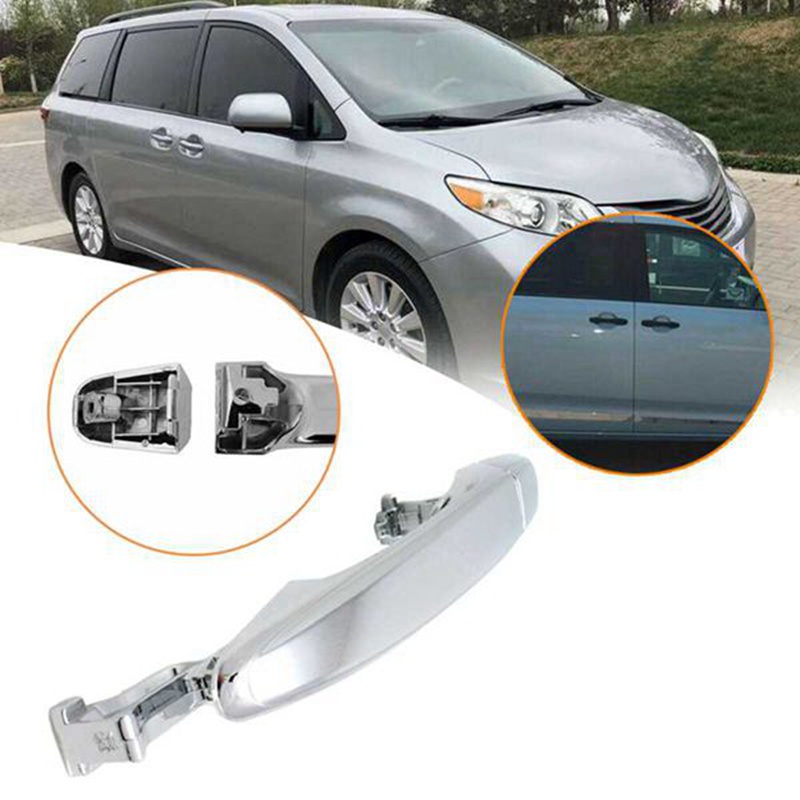 Set 2 Tay Nắm Cửa Phía Sau Cho-Toyota Sienna 2004-2010 69213-08020 69227-08040