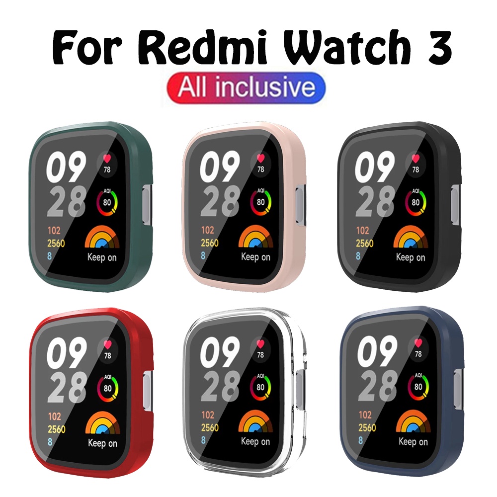 Ốp Bảo Vệ Mặt Đồng Hồ Thông Minh Redmi Watch 3 Bằng PC Cứng + Kính Cường Lực