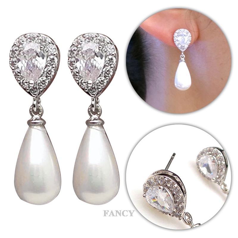 Khuyên Tai Nữ Đính Ngọc Thời Trang Sang Trọng