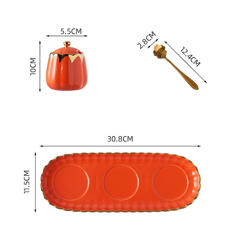 1 Bộ Hũ Đựng Gia Vị Trong Nhà Bếp Có Nắp Bằng Gỗ