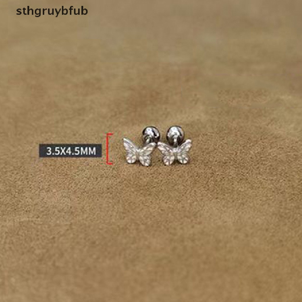 1 Đôi Khuyên Tai Hình Nơ Xoắn Bóng Cho Nữ