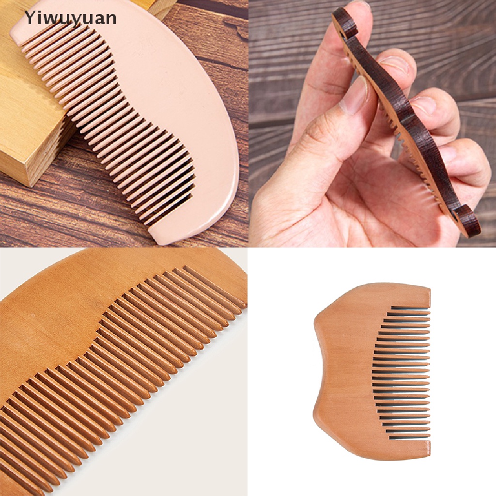 Lược Gỗ Chải Râu Chống Tĩnh Điện Thời Trang Cho Nam