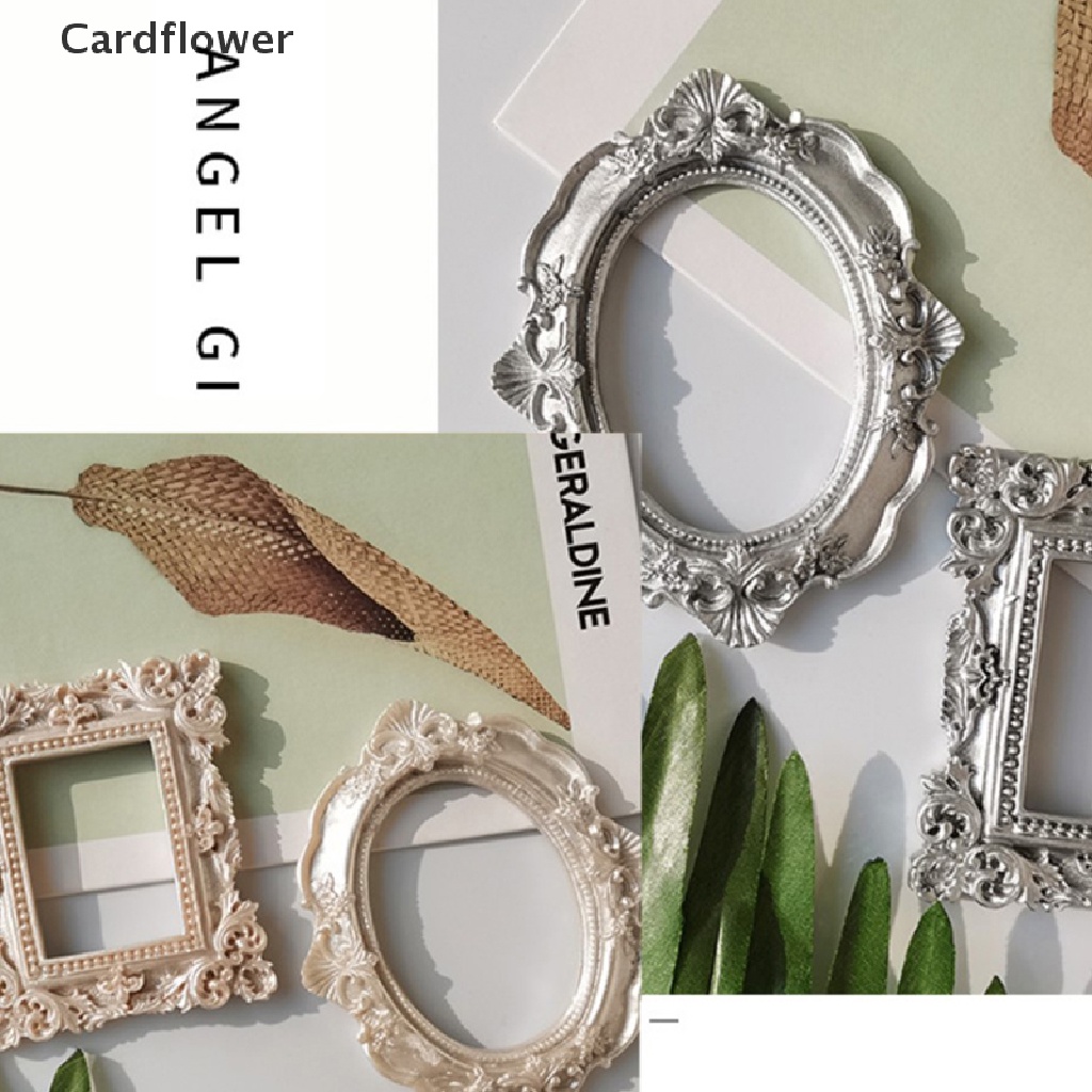 < Cardflower > Khung Ảnh Kim Loại Trưng Bày Móng Tay Thiết Kế Không Đều Retro Mới