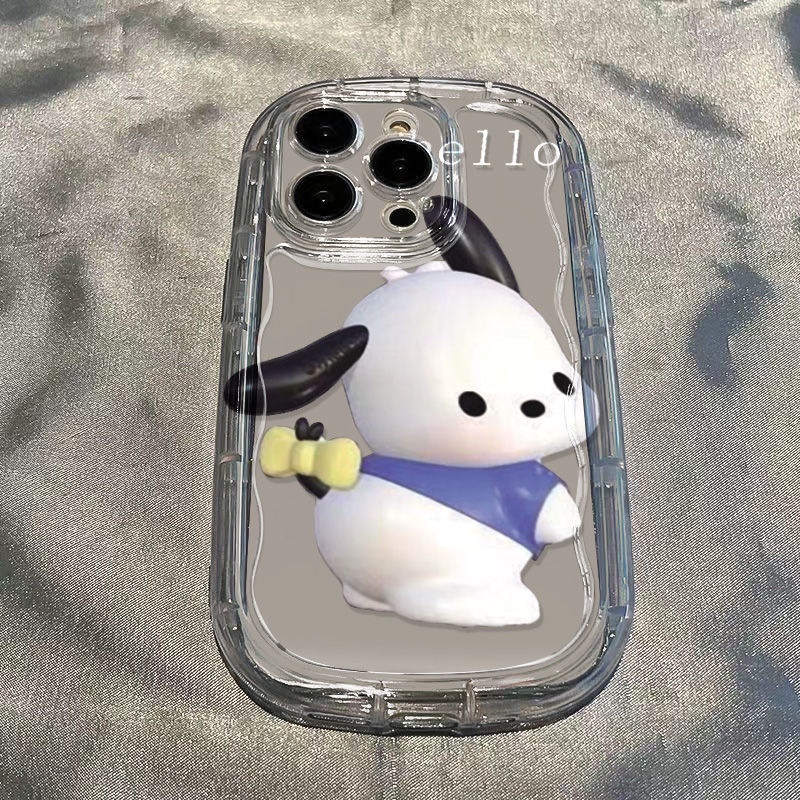 ✅Ốp Điện Thoại Mềm Trong Suốt Chống Sốc In Hình Cún Pacha Dễ Thương Cho Iphone 78pxr12promax13 xs / 11 / 14