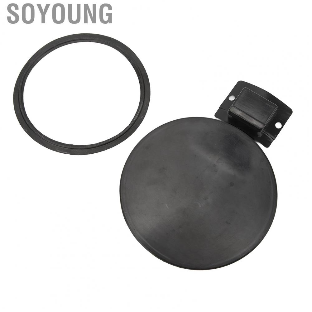 Soyoung Fuel Filler Door Housing Pocket  Tank Flap Cover Black OEM Standard Anti Rust Wear Proof for Car