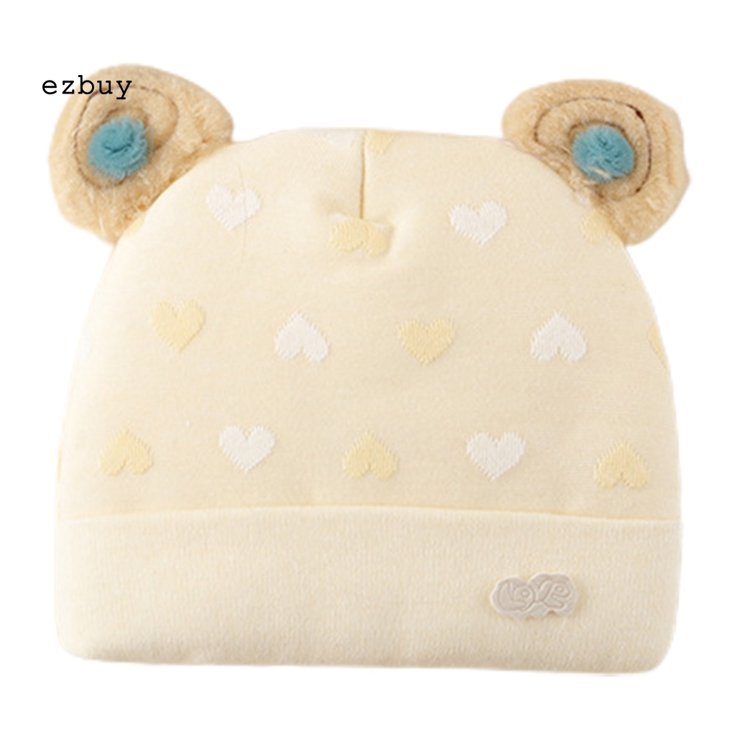 Mũ Cotton Dày Dặn Giữ Ấm Hình Hoạt Hình Cho Bé