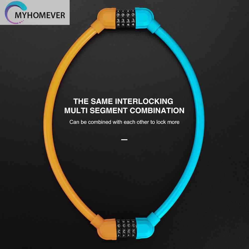 Dây Khóa Xe Đạp Chống Trộm 4 Chữ Số