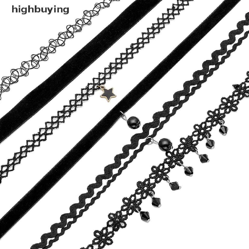 Set 6 Vòng Cổ Choker Cá Tính Cho Nữ