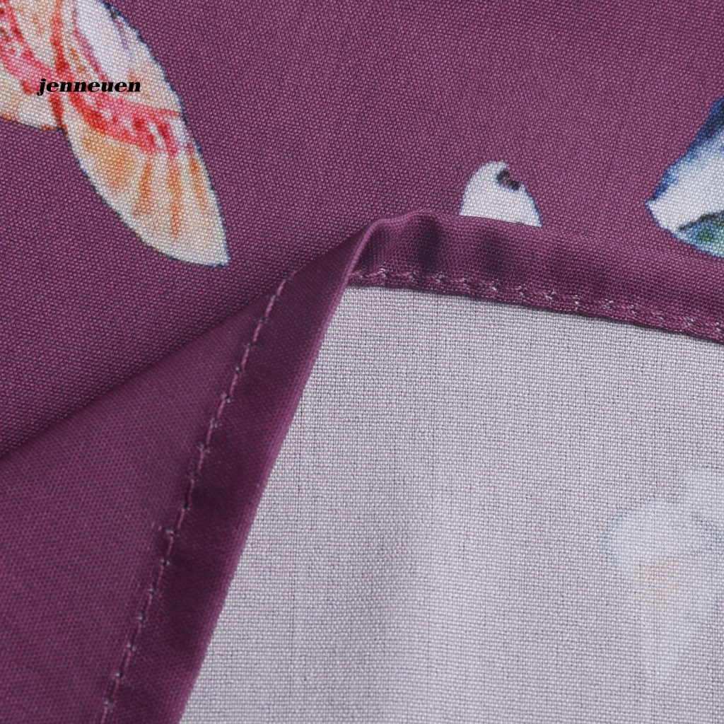 Áo Sơ Mi Cổ Chữ V Dáng Rộng In Họa Tiết Bươm Bướm Thời Trang Mùa Thu