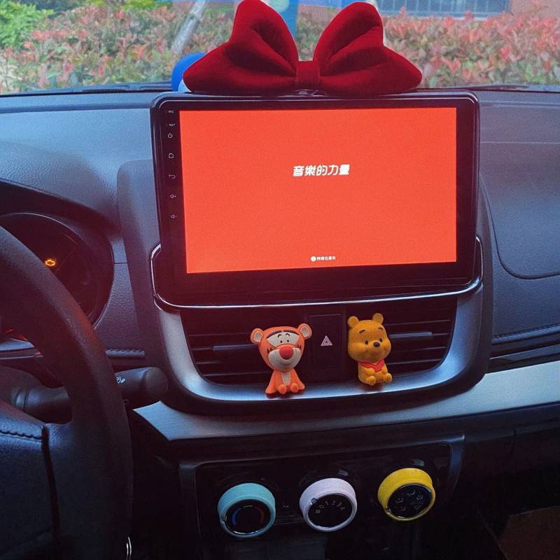 Xiaohongshu Chery Small Ant Screen BMW Mini Dashboard Bow Interior Decoration Decoration Sequins OLTH