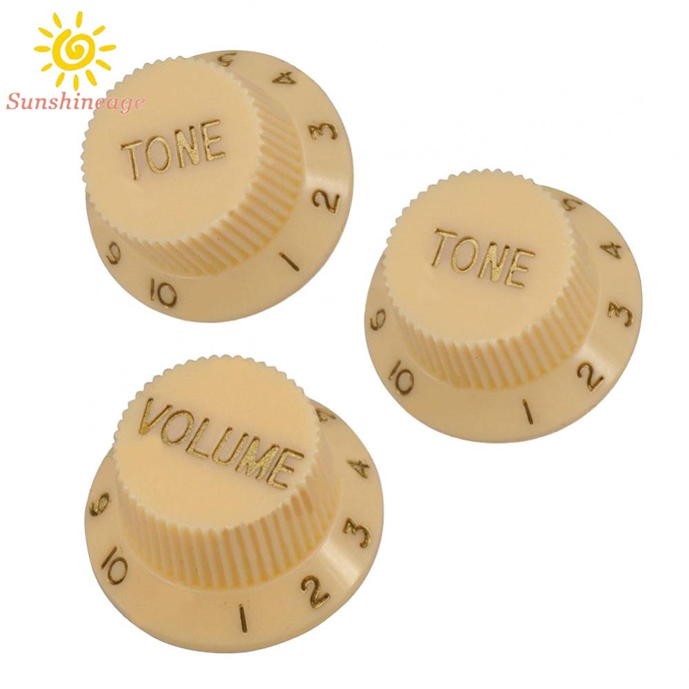 Set 3 Núm Điều Chỉnh Âm Lượng 1 / 2 Tông Cho Đàn Guitar