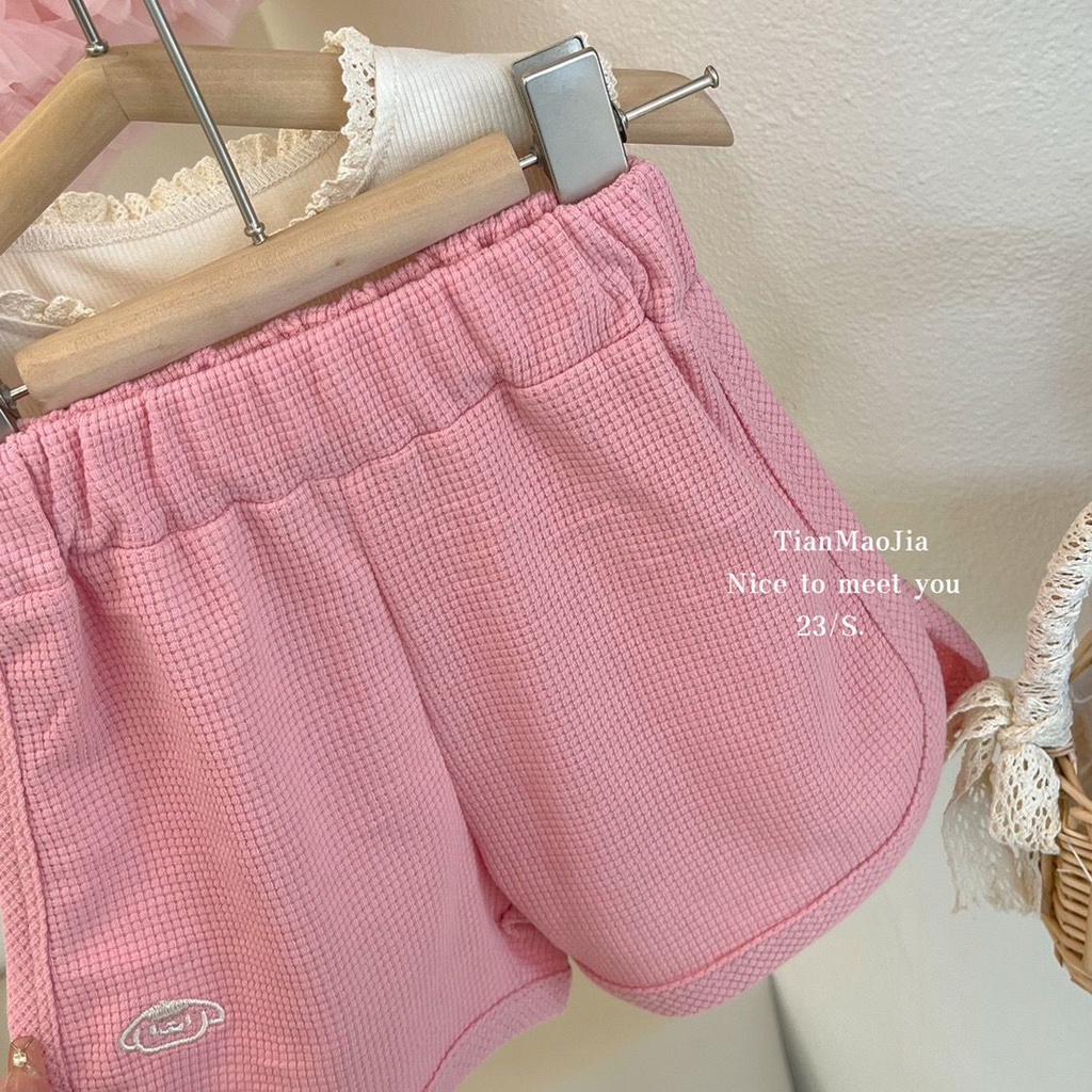 Set Áo Thun Tay Ngắn Phong Cách Thời Trang Mùa Hè Mới 2023 Cho Bé Gái