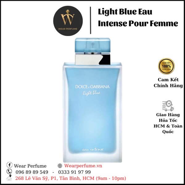 Nước hoa nữ Light Blue Eau Intense Pour Femme EDP