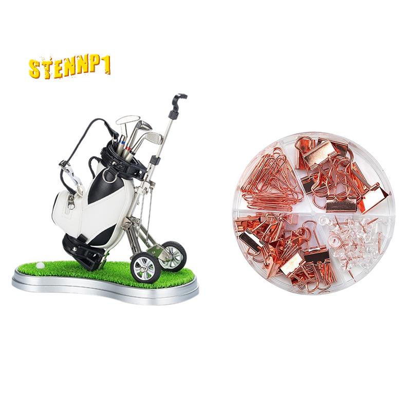 Bộ 3 Kẹp Giấy + Túi Đựng Gậy Đánh Golf + Hộp Đựng Thời Trang